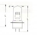 Dentální lampa Osram 64609  12V  50W PG22  11,5x48mm