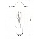 Halogen. lampa  H61671  230V  50W  26x79mm  50hod.