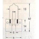 Lampa typ "Iodyne"  H 6990  24V  140W  26x42mm  čirá