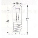 Microskop  P 7768  6V  15W  E14  18x57mm  