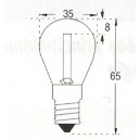 Microskop  P 8001  6V  4,35A  E14  35x65mm