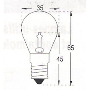 Microskop  P 8100  6V  5A  E14  35x65mm