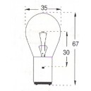 Microskop  P 8024  12V  40W  BA20D  35x67mm