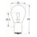 Microskop  P 8022  12V  50W  BA20D  35x69mm
