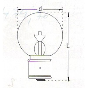Microskop  LT 2503  12V  100W  P28S  50x84mm