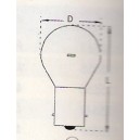 Microskop  P 6144F  16V  8A  BA21D  40x63mm