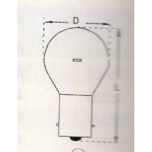 Microskop  P 6144F  16V  8A  BA21D  40x63mm