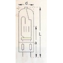Osram  64648  BSJ  G6,35/GX6,35  230V  200W  3400kel.  20x69,5mm  25hod.